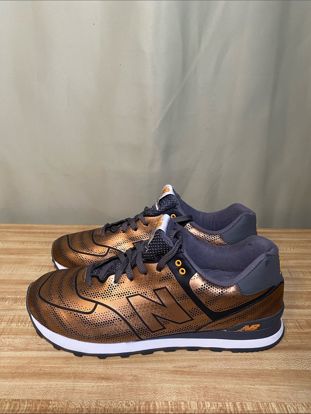 New Balance 574 TropicalFish Pack Limited (DragonFish) Cool Grey Bronze Shoes 13